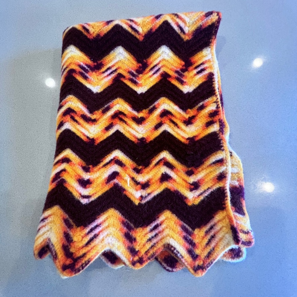 Vintage Handmade Blanket Approximately  40”x29”